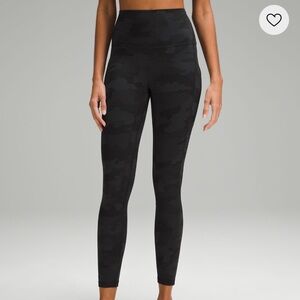 Lululemon Black Camouflage Women's align